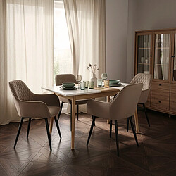 Ahd amazing home design table à manger extensible - Blanc