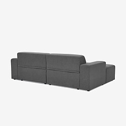 Modus sofà canapé d'angle 3 places - Gris foncé pas cher