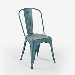 Avis Ahd Amazing Home Design Ahd Amazing Chaise Steel Old - Bleu