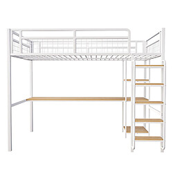KOMHTOM Lit Mezzanine Sécurité pas cher