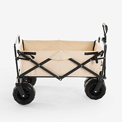 Stark Chariot pliant pour bagages pour le jardin camping et plage 100kg Marty pas cher
