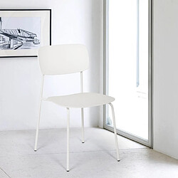 Ahd Amazing Home Design Chaise de cuisine et salon au design moderne Josy - Blanc