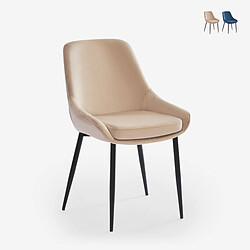 Ahd Amazing Home Design AHD Chaise Rembourrée Jarva - Beige
