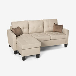 Acheter Modus Sofà Remissus Canapé d'angle 3 places avec méridienne - Beige