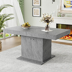 Acheter Merax Table à manger extensible - Gris béton