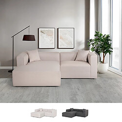 Modus sofà canapé droit 3 places - Beige
