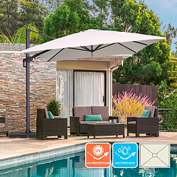 Elios parasols Parasol déporté rectangulaire - Anthracite