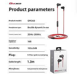 Edifier GM360 - Noir et rouge pas cher