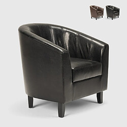 Ahd amazing home design Fauteuil club Seashell - Noir