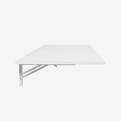 Ahd Amazing Home Design Plateau bureau repliable a mur 140x60cm Jeremy+ - Blanc