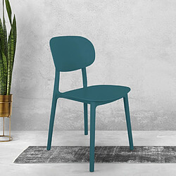 Ahd Amazing Home Design AHD Chaise Polypropylène Nantes - Bleu