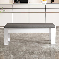 Merax Banc rembourré - Gris et blanc - Reconditionné