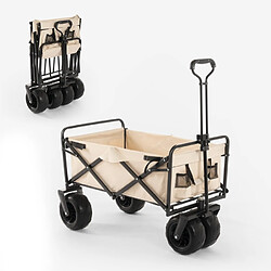 Avis Stark Chariot pliant pour bagages pour le jardin camping et plage 100kg Marty