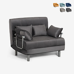 LE ROI DU RELAX Deborah Twin Lux - Gris foncé