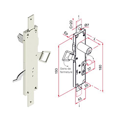 Tirard Serrure persienne 3 points