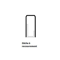 Vachette Gâche en applique réglable pour porte