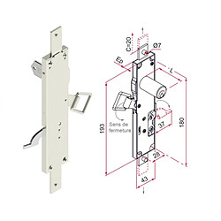 Tirard Serrure persienne 3 points