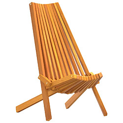 vidaXL Chaises de jardin pliantes 2 pcs - Acacia