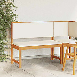 Banc de jardin vidaXL - Crème