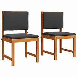 Chaises de jardin vidaXL - Anthracite