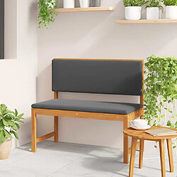 Banc de jardin vidaXL - Anthracite