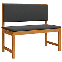 Banc de jardin vidaXL - Anthracite