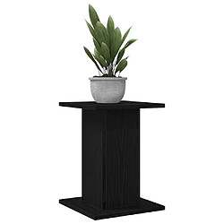 Avis vidaXL Support de Plante 2 pcs Chêne noir 30 x 30 x 40 cm