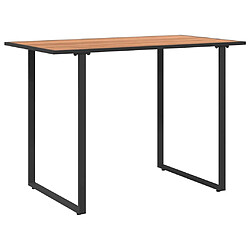 vidaXL Table de Jardin Marron 100 x 55 x 70 cm bois