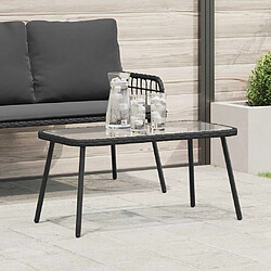 Ensemble table & chaises Vidaxl