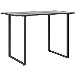 vidaXL Table de Jardin Gris 100 x 55 x 70 cm bois