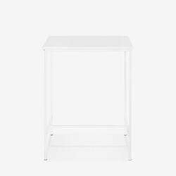 Ahd amazing home design Table haute Zakis - Blanc