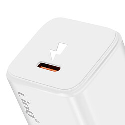 LinQ Chargeur Secteur USB-C PD 20W Blanc pas cher