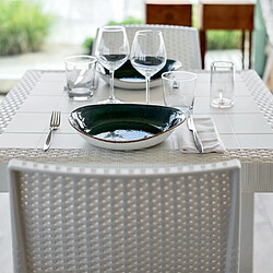 Acheter Bica Table de jardin carrée - Blanc