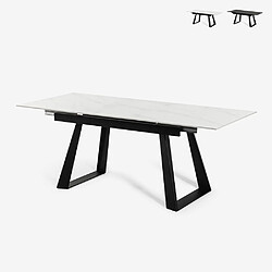Ahd amazing home design Table à manger extensible - Blanc