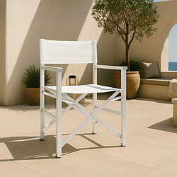 Beach and garden design Chaise de plage - Blanc