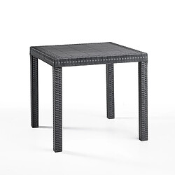 Bica Table de jardin carrée - Noir