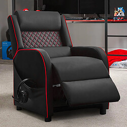LE ROI DU RELAX Fauteuil gaming Challenge - Rouge