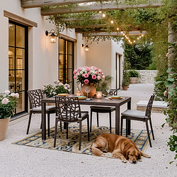 Bica chaise de jardin empilable - Gris tourterelle