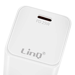 LinQ Chargeur Secteur USB-C PD 25W Blanc pas cher