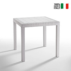 Avis Bica Table de jardin carrée - Blanc