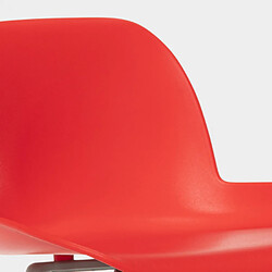 Superstool tabouret de bar Burj - Rouge pas cher