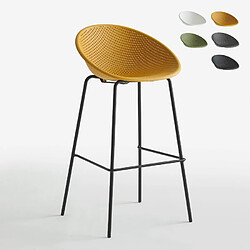 Ahd amazing home design tabouret de bar Flaund - Jaune