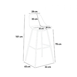 Superstool Tabouret de bar Willis - Blanc pas cher