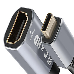 LinQ Adaptateur Vidéo USB C vers HDMI - 4K Noir pas cher