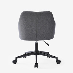 Franchi Bürosessel Chaise pivotante Kivri - Gris foncé pas cher