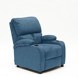 LE ROI DU RELAX Fauteuil relax Laura Light - Turquoise pas cher