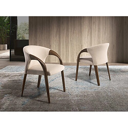 Avis Angel Cerda Chaise en velours crème