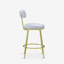 Ahd amazing home design tabouret bar Kraven - Gris pas cher
