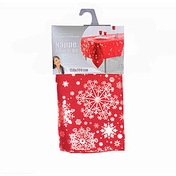 DOUCEUR D'INTERIEUR Nappe Imprimée - Rouge 150x240CM