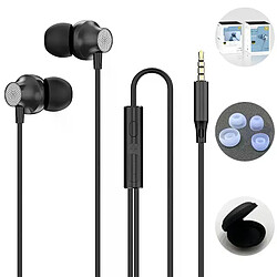 Écouteurs filaires intra-auriculaires - Noir